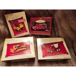 Tonka Hallmark Christmas ornaments - set of 4
